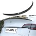 Chargenova Tesla Model Y Karbon Fiber Spoiler - Parlak - 2020-2023 Uyumlu